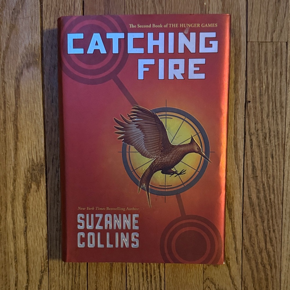Then Second Book of THE HUNGER GAMES Catching Fire Hardcover Book